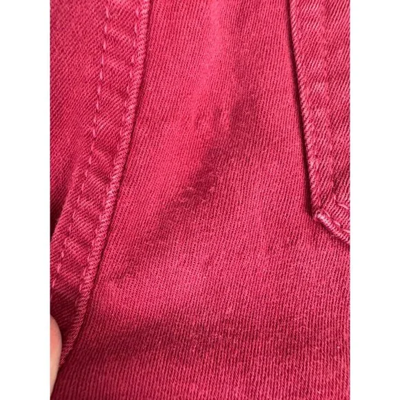 Paige Verdugo Ultra Skinny Womens 25 Red Jeans Comfort Office Cotton/Elastane - Picture 13 of 16